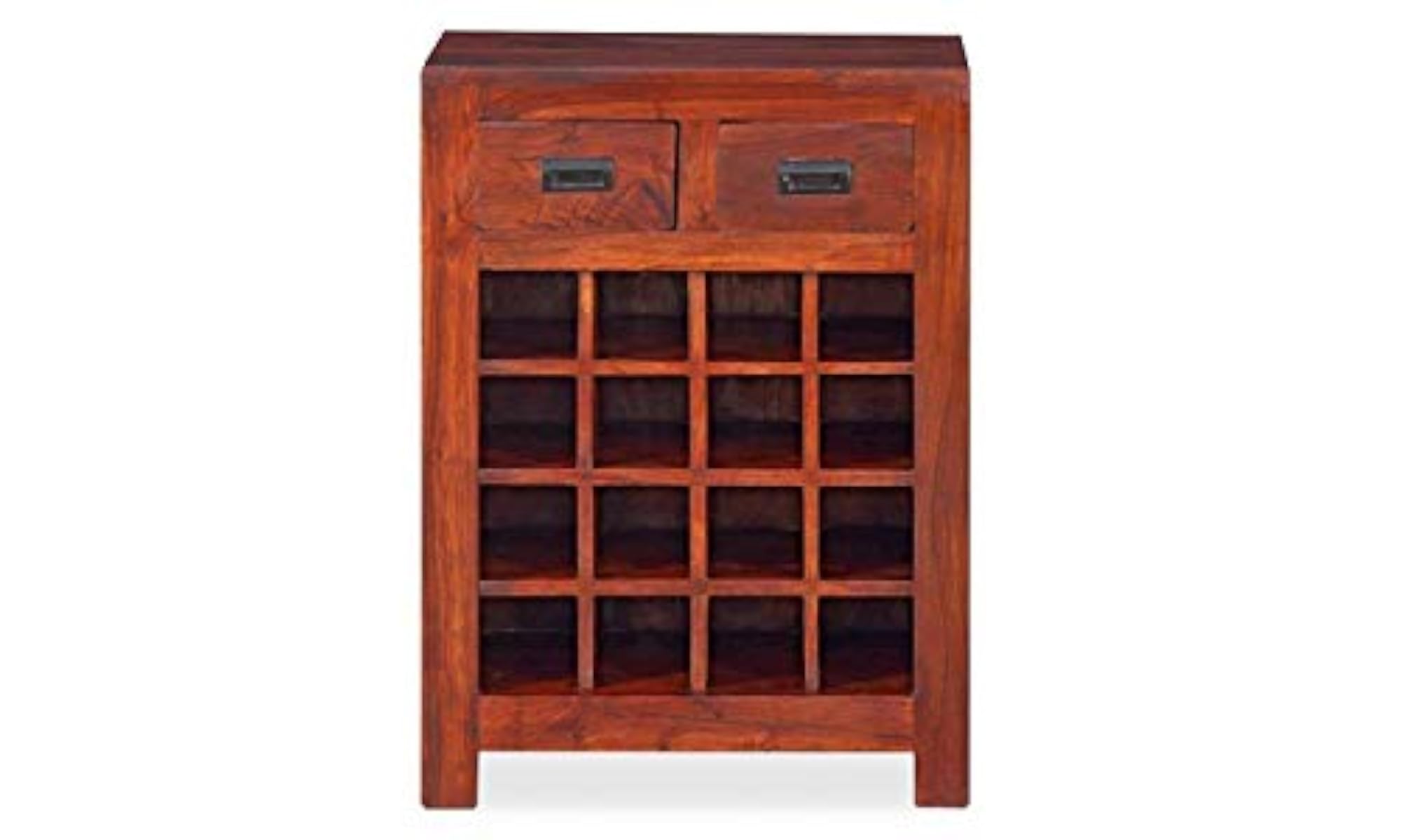 Bar Cabinet Wine Rack with Glass Storage